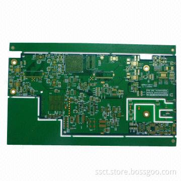 10-layered HDI Board with 1.5 ±10%mm Thickness, 0.2mm Diameter